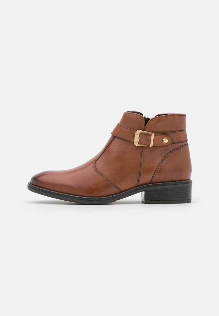 Bottines Anna Field LEATHER Plates Zip UP Marron Femme | TTV-5994860